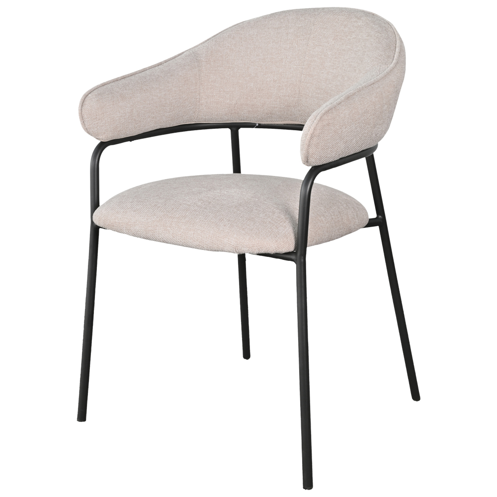 Silla Novara color taupe